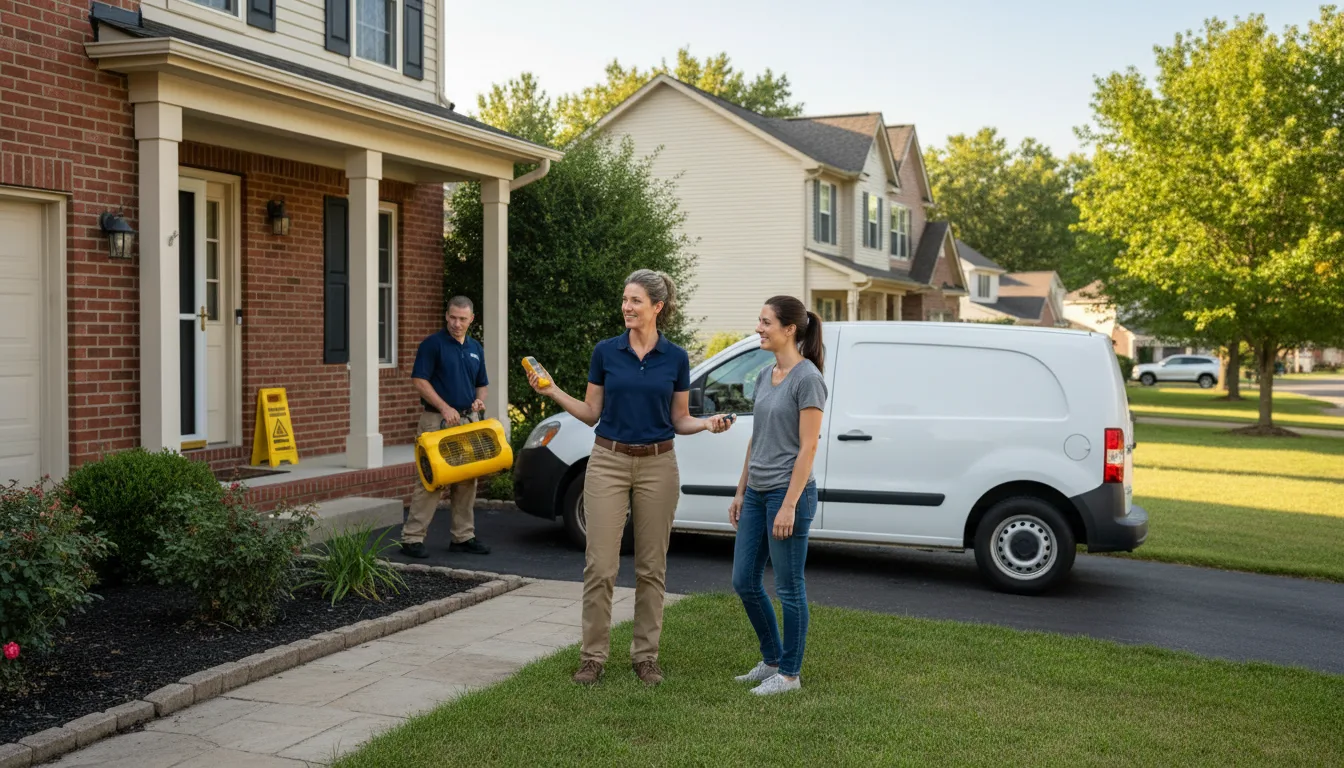 Water restoration image for Dehumidification And Cleanup Services in Brookfield, WI